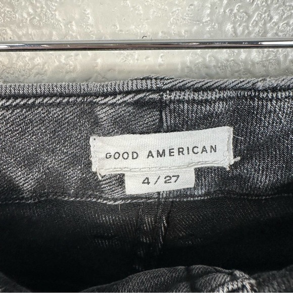 Good American Womens Good Legs Stovepipe Cigarette Jeans in Grey Size 4 / 27 - Picture 4 of 11